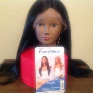 Outre’ EveryWear Black Synthetic Hair HD Lace Front Wig  **NEW NEVER WORN**